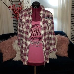 Button up shirt and matching tank top